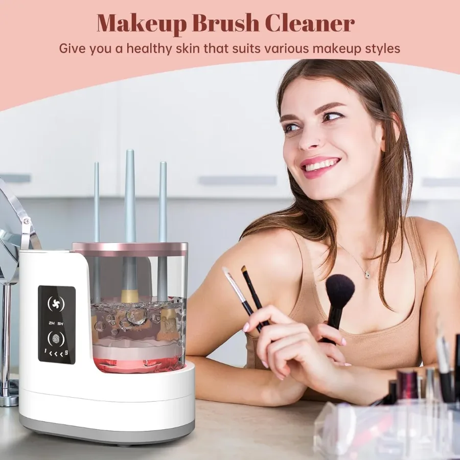 3 in 1 Portable USB Make up Brush Cleaner & Dryer & Holder — photo 4