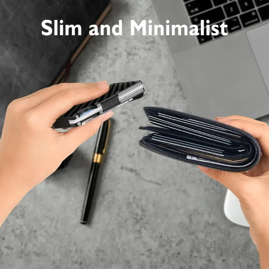 Carbon Fiber Wallet,Minimalist Slim Wallet β photo 4