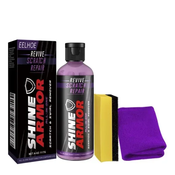 Shine Armor 3-in-1 Ceramic Coating Spray – Car Wax, Polish & Paint Sealant for Tires, Rims, Seats & Bumpers — photo 3
