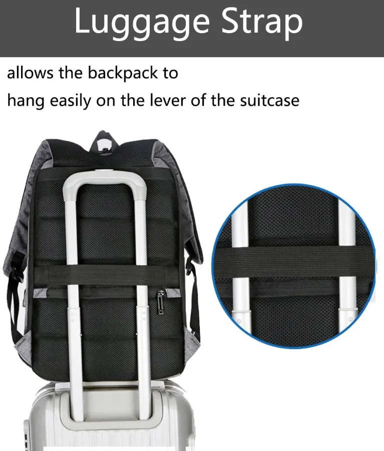 Material Anti-Theft Laptop Backpack, Size: 15.6 Inch — photo 8