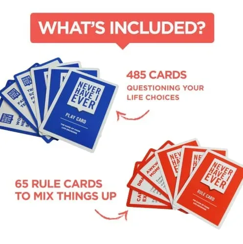Never Have I Ever | Hilarious Family Card Game with Fun Questions & Crazy Stories Great for Game Nights & Parties — photo 2