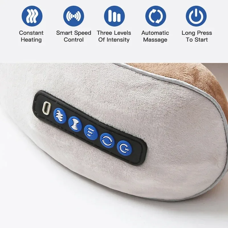 U-Shaped Neck Massager Travel Pillow β photo 5