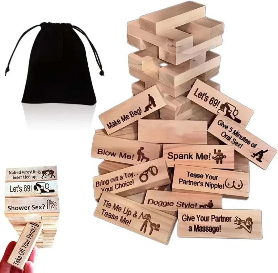 Jenga Adult +18 - Couple Game — photo 2