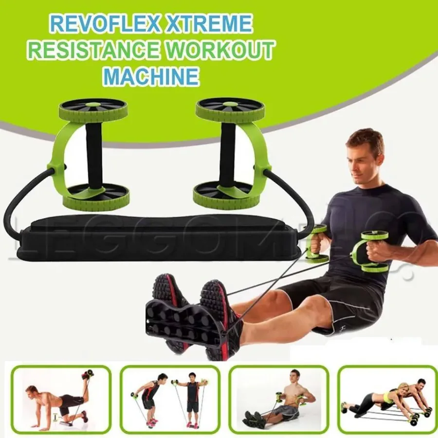 Revoflex Xtreme Abs Abdominal Exercise Wheel Body Strength Training Roller — photo 2