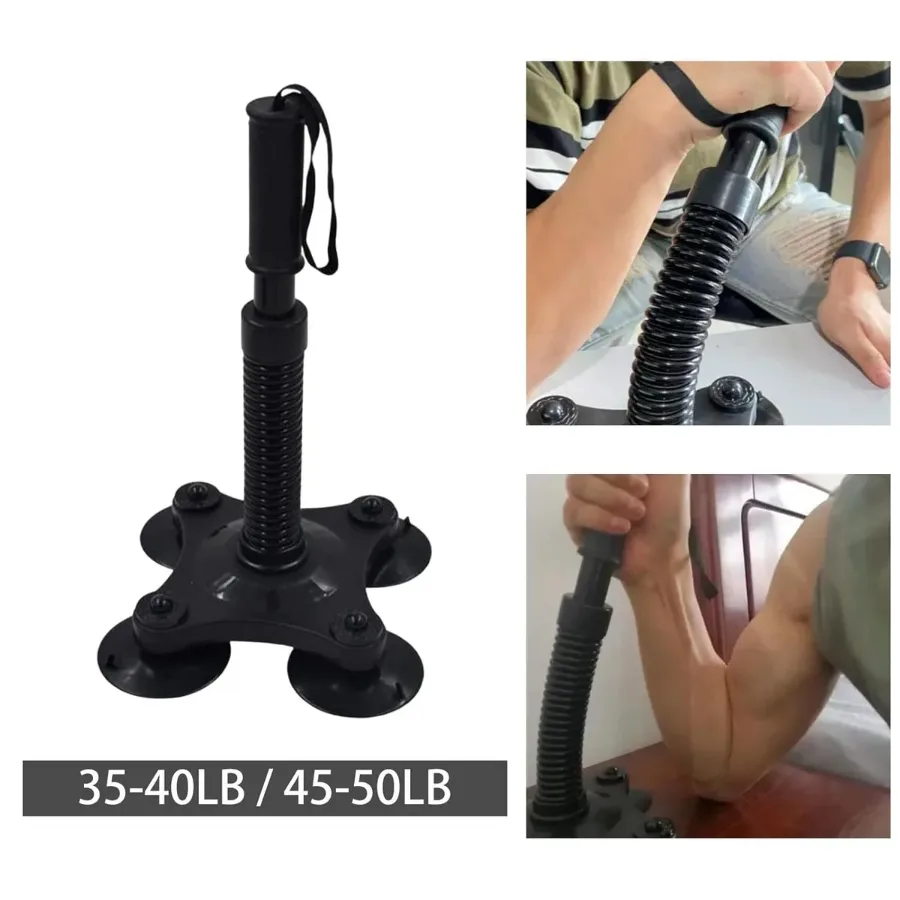 Arm Wrestling Trainer Workout Portable Resistance Spring Bar Forearm Trainer β photo 4