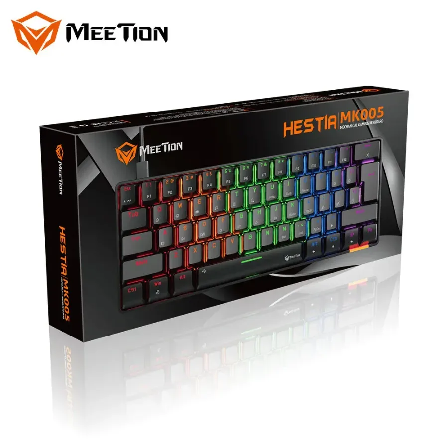MEETION RGB Wired Mechanical Keyboard HESTIA - Black | MK005 β photo 6