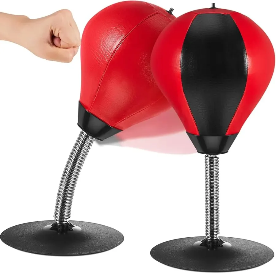 Desktop Punching Bag, [Upgrade, Flexibility] Boxing Bag Speed Balls Boxing High - Black color — photo 5