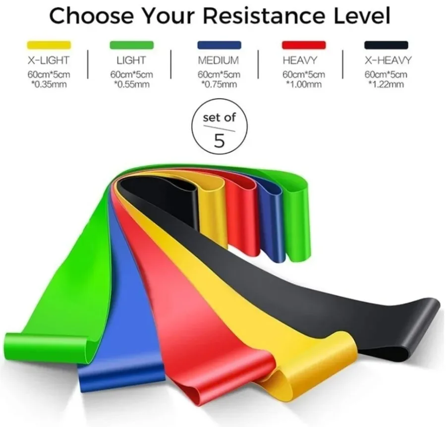 Rubber Elastic Band 5 DIFFERENT RESISTANCE LEVELS — photo 2