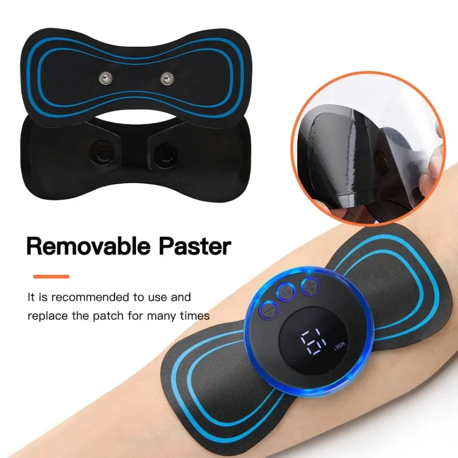 EMS Mini Portable Electric Neck, Back & Body Pain Relief Massager — photo 5