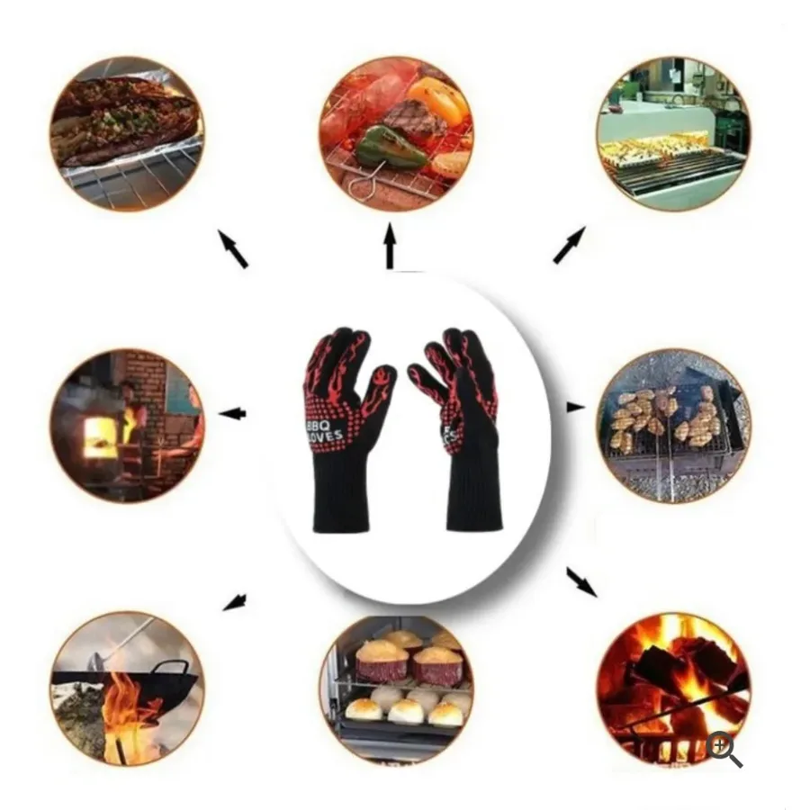 Heat Resistant Fire
Gloves (Set of 2) β photo 4