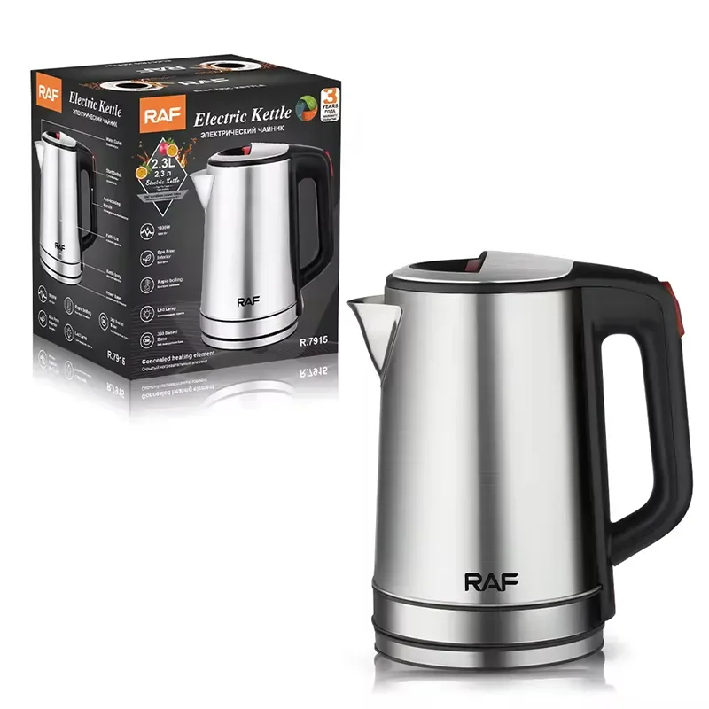 RAF Electric Kettle 2.3L Stainless Steel Kettle 1800W R7915 β photo 3